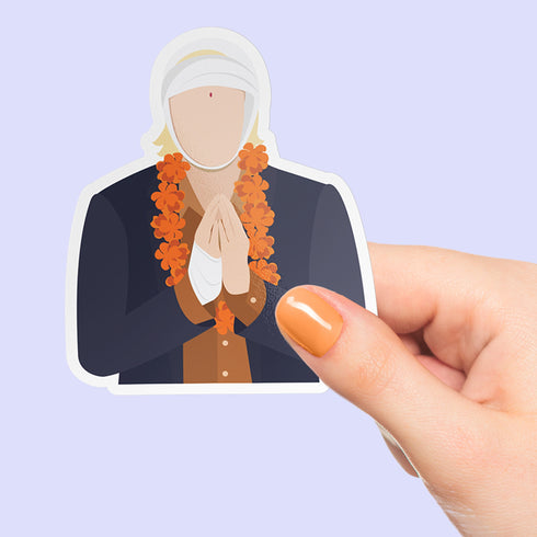 Francis Premium Vinyl Sticker, The Darjeeling Limited Wes Anderson-Inspired Laptop Decal